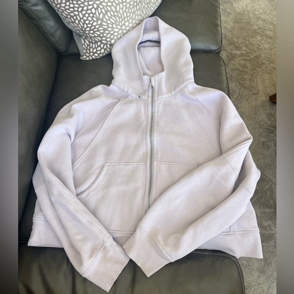 LULULEMON oversized full-zip scuba hoodie
